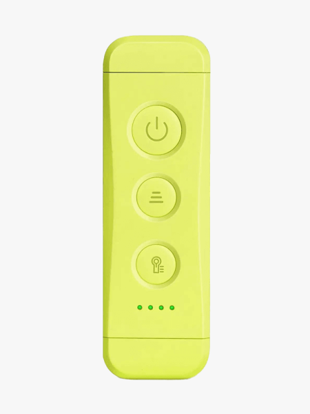 Glocusent Rechargeable Book Light in green variant on a light gray background